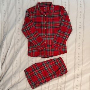 GAP Red Plaid Kids Pajama Set